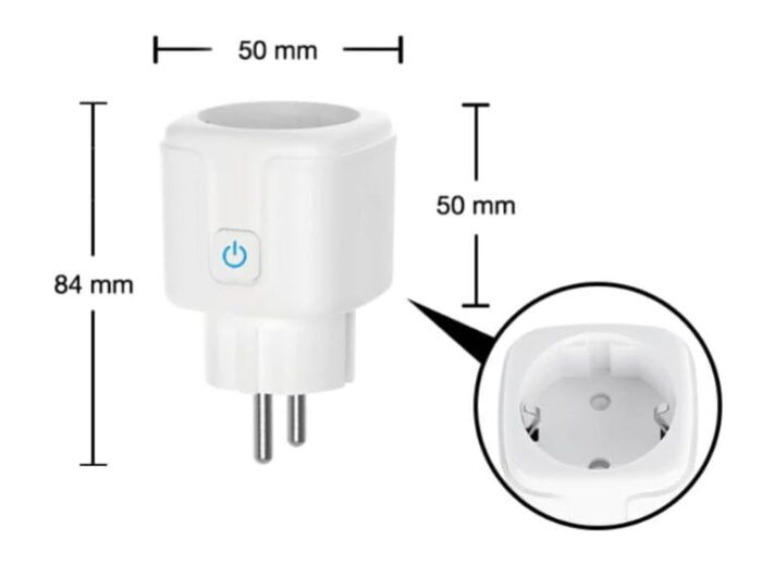Tuya ZigBee 3.0 Smart stekker 220V/20A met energie monitoring - Image 3