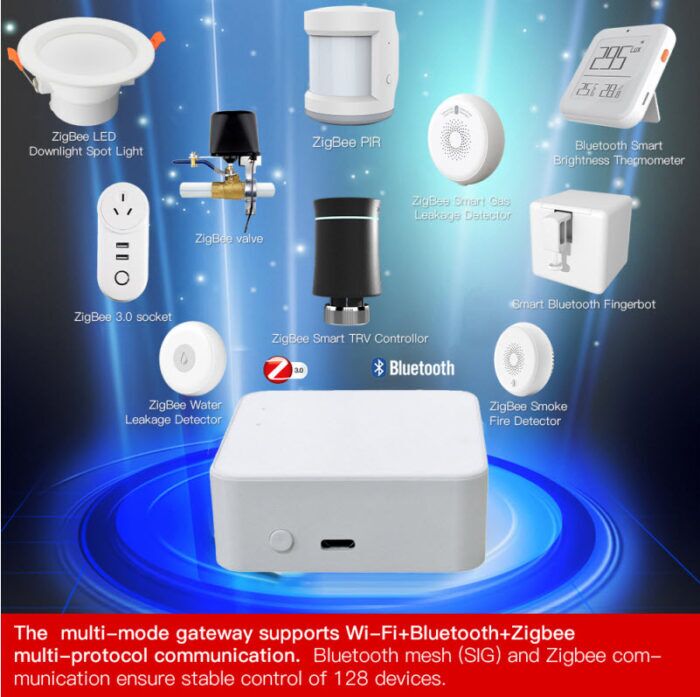 Tuya ZigBee 3.0 Gateway Hub Multi-Mode Wifi Bluetooth - Image 5