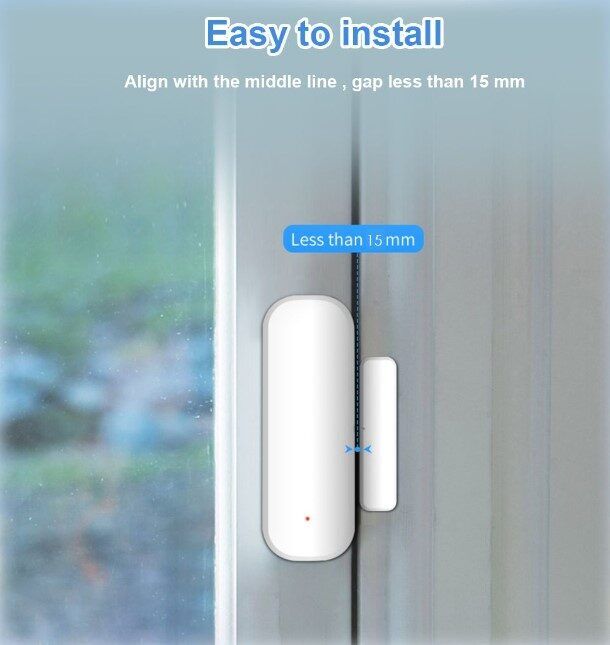 Tuya ZigBee Deur/Raam Sensor (wit of zwart) - Image 3
