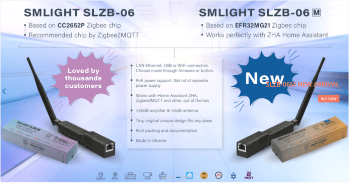 SLZB-06MU Zigbee en Thread Ethernet PoE/USB/WIFI Adapter - Image 5