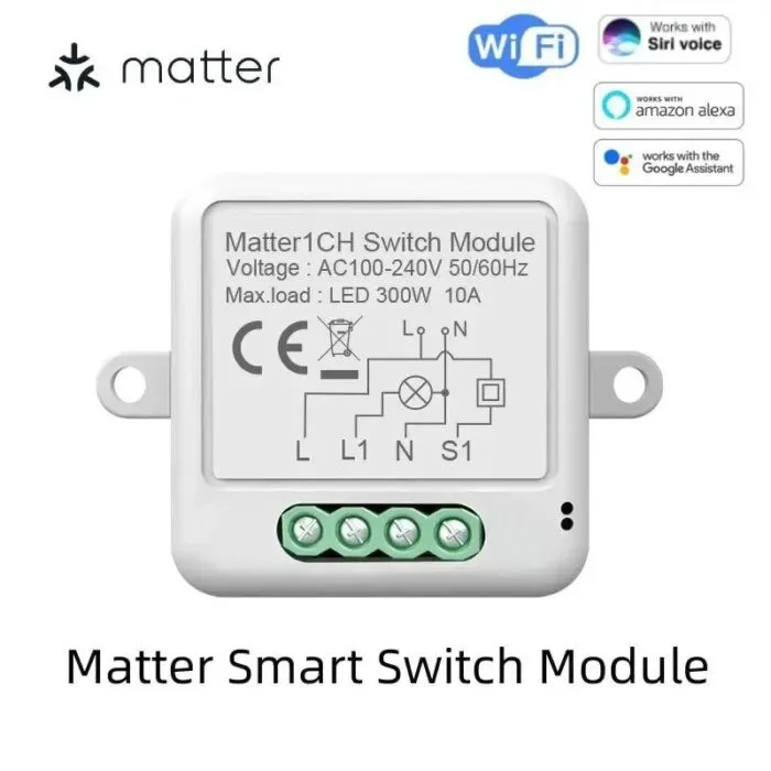 Matter 1CH Inbouwschakelaar - Image 2