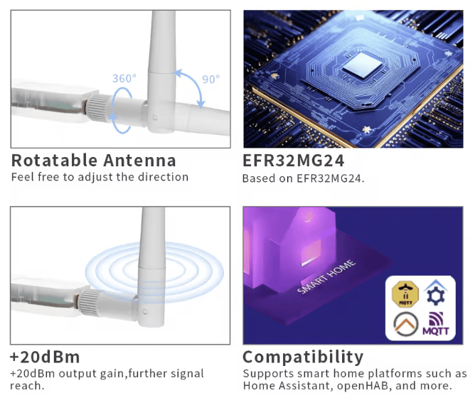 SLZB-07MG24 ZigBee USB Controller - Image 6