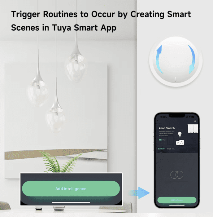 Tuya Zigbee 3.0 Knop – Scene Switch & Draadloze Dimmer - Image 2