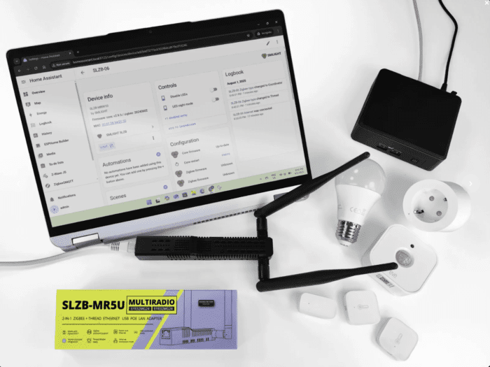 SLZB-MR5U Zigbee en Thread Ethernet PoE/USB/WIFI Adapter - Image 8