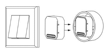 Tuya ZigBee 3.0 inbouwschakelaar 2 kanaals zonder neutrale draad - Afbeelding 3