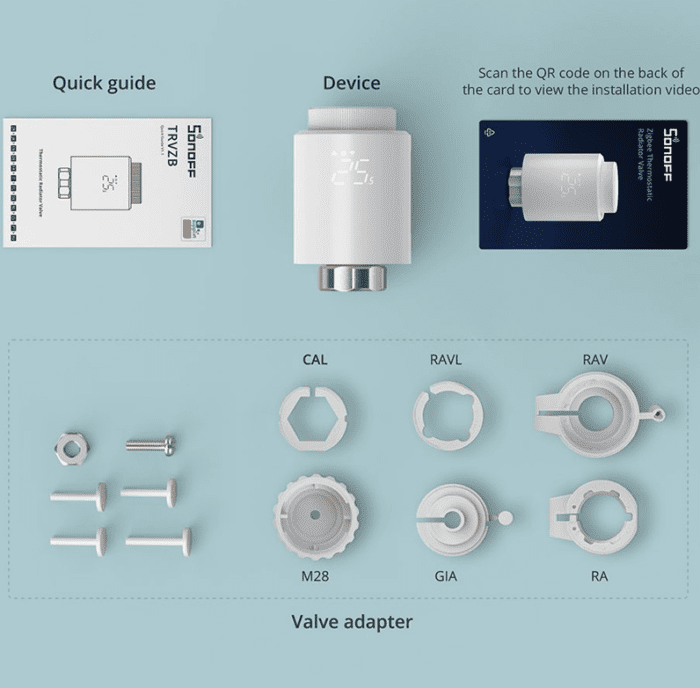 Sonoff TRVZB ZigBee 3.0 Thermostatische Radiatorkraan - Afbeelding 5