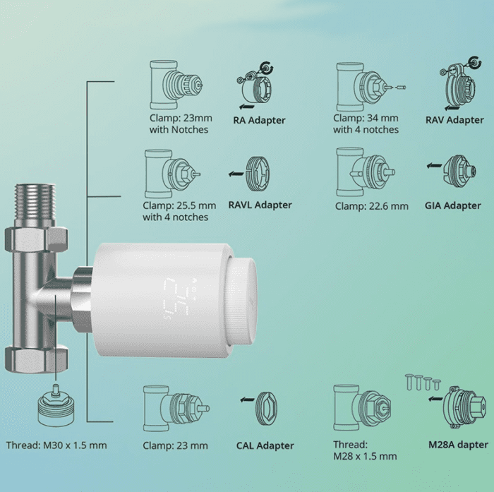 Sonoff TRVZB ZigBee 3.0 Thermostatische Radiatorkraan - Afbeelding 6