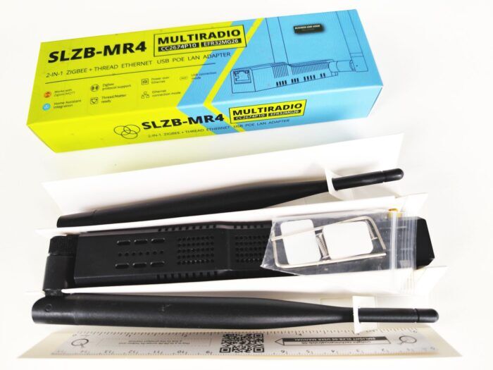 SLZB-MR4U Zigbee en Thread Ethernet PoE/USB/WIFI Adapter