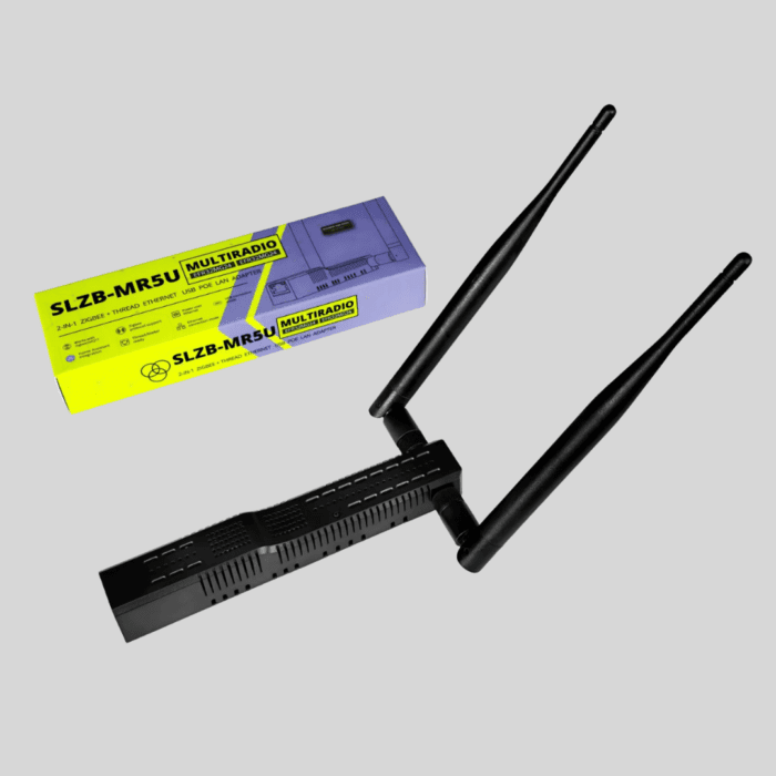 SLZB-MR5U Zigbee en Thread Ethernet PoE/USB/WIFI Adapter